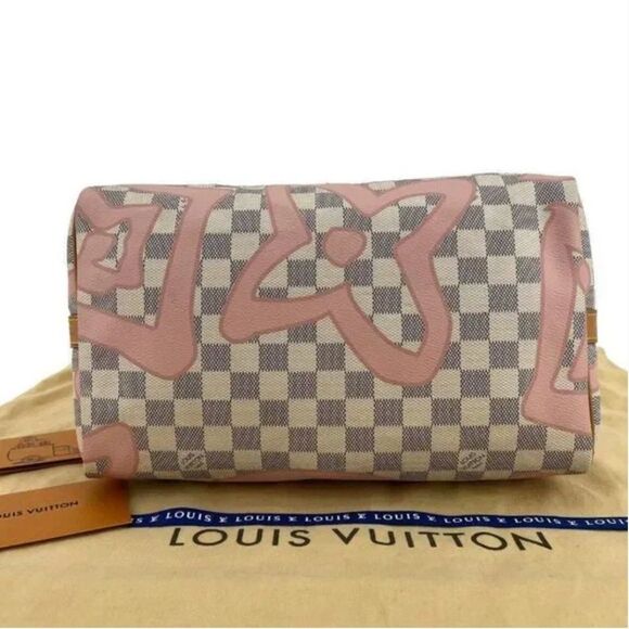 Louis Vuitton Limited Edition Damier Azur Tahitiennes Speedy Bandouliere 30 - Picture 8 of 14